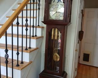 Grandfather clock.