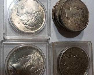 Peace dollars.