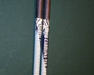 Unc custom pool cues.