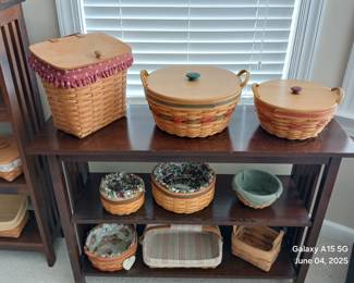 Rare longaberger retired baskets.