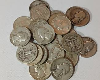 Pre-64 silver quarters