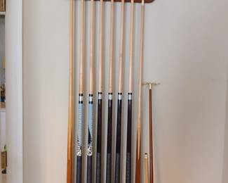 UNC pool sticks.