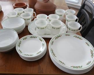 Awesome corelle by corning christmas set .