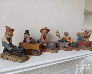 Tom Clark railroad gnome collection.