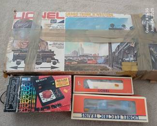 Vintage lionel trains and sets.