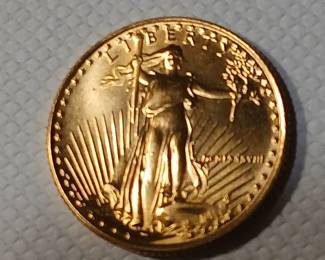 U.S.A Solid gold liberty / eagle coin
