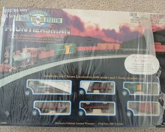 Track systems frontiersman vintage train set.