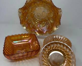 56 MarigoldBowlImperialCarnivalRoseBowlSuburbiaLustreBowls