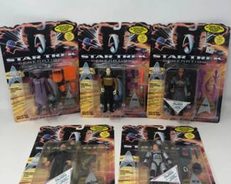 24 5StarTrekGenerationsActionFiguresNewInOriginalPackaging
