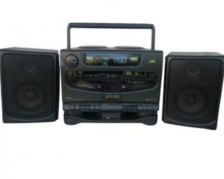 106 VintageJVCPCB1007PortableSystemwithSpeakers