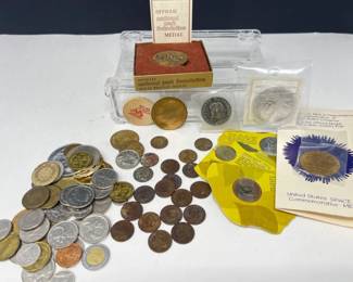66 VarietyofForeignChiefHeadCoinsandTokensorCommemoratives
