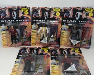 28 5StarTrekGenerationsActionFiguresNewInOriginalPackaging