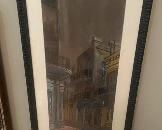 D. Malanowski pastel, New Orleans