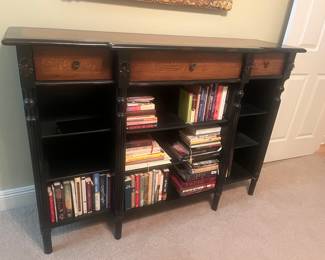 More Books! Shelved console.