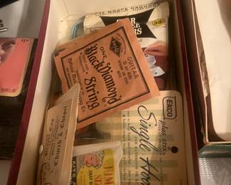 Vintage mercantile store items