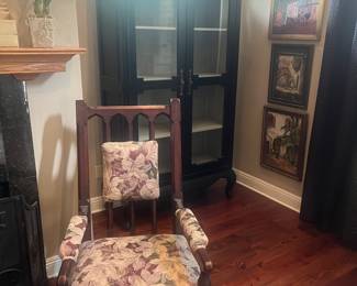 Antique gothic armchair