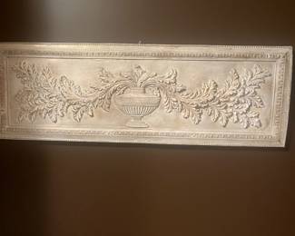 Relief sculptural piece