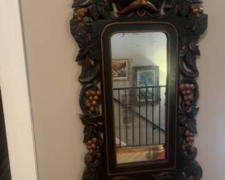 Vintage bacchus mirror