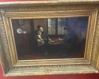 Antique study of “Old Dutch Dad”