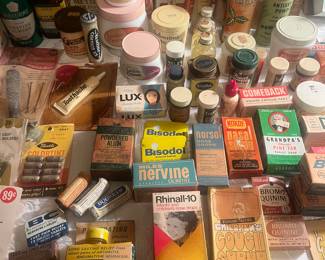 Vintage mercantile store items