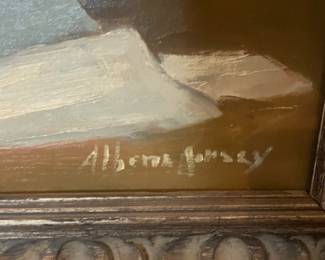 Alberta Kinsey detail of signature