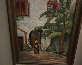 Women in courtyard