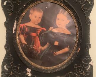 Very cool vintage plaster over wood frame