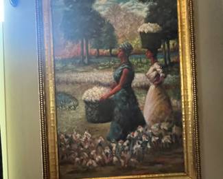 Study of Women Picking Cotton (Van Sweingen)