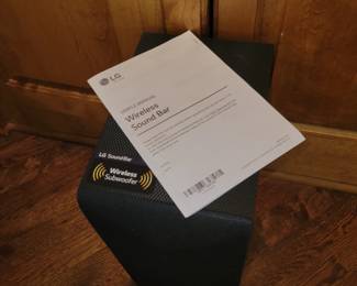 LG sound bar & subwoofer