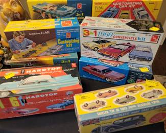 1960's model car kits and conversion kits