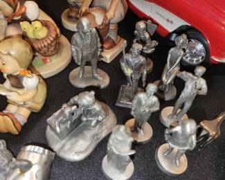 Pewter figures
