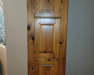 Primitive pine cabinet