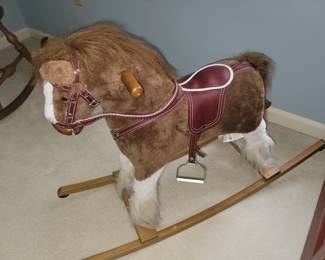 Vintage rocking horse