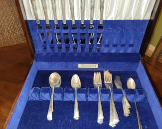 Sterling flatware set