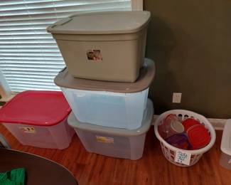 more plastic bins