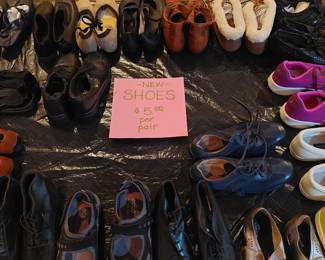 assortment of brand new women's shoes (sizes 8 and 8 1/2 narrow)