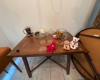 Vintage Slide Leaf Table