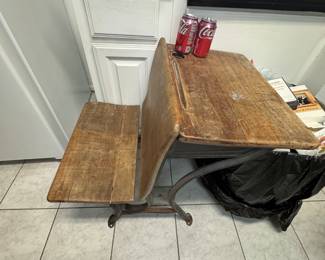 Antique School Desk