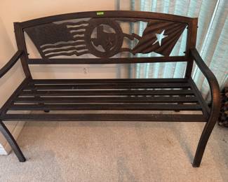 Metal yard Bench
