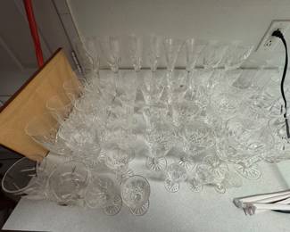 This is all Waterford Crystal about 40 pieces