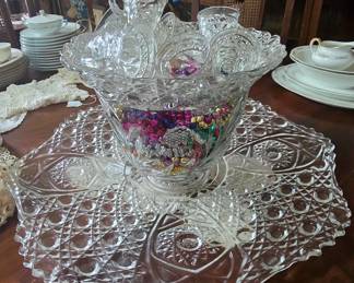 Punch Bowl with Charger