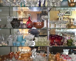 More Crystal and Carnival Glass