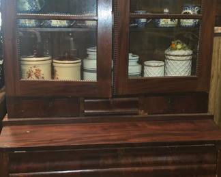 Flamed Mahogany Writing Desk