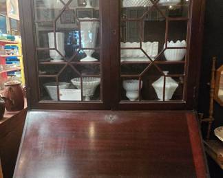 Drop Front Mahogany Desk