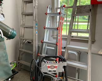 Great ladders and power washer