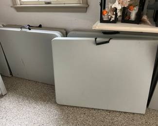 Lots of folding 8’ tables