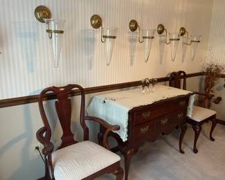 Beautiful sideboard and dining room chairs