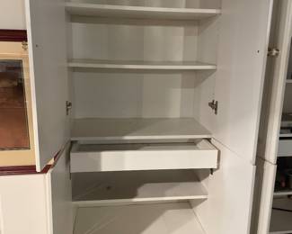 Inside of wall cabinet