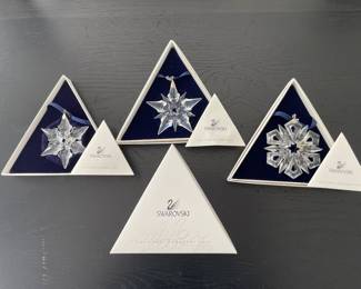 Swarovski Christmas ornaments