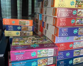 25 Charles Wysocki jig saw puzzles